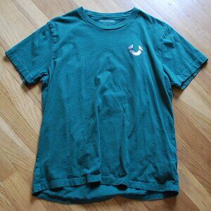 True Religion Logo Short Sleeve Tee Buddha Graphic T-Shirt